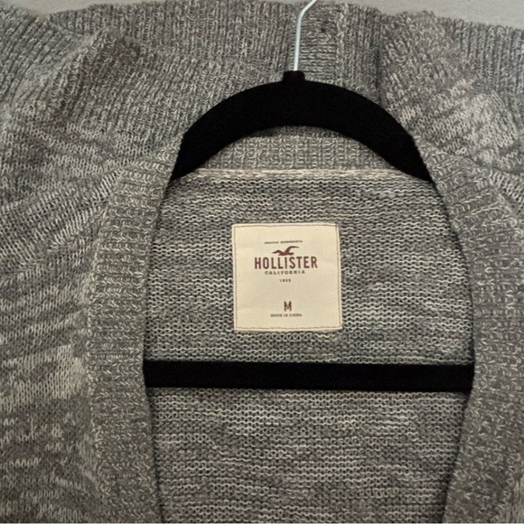 Hollister Women's Gray Cardigan Sweater Size M - Picture 5 of 5